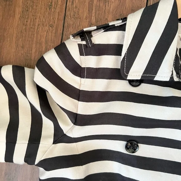 Banana Republic Striped Trench - Picture 15 of 15